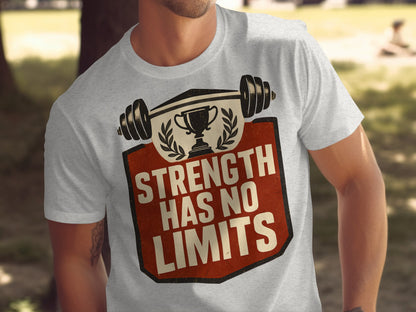 Strength Has No Limits Weightlifting T-Shirt