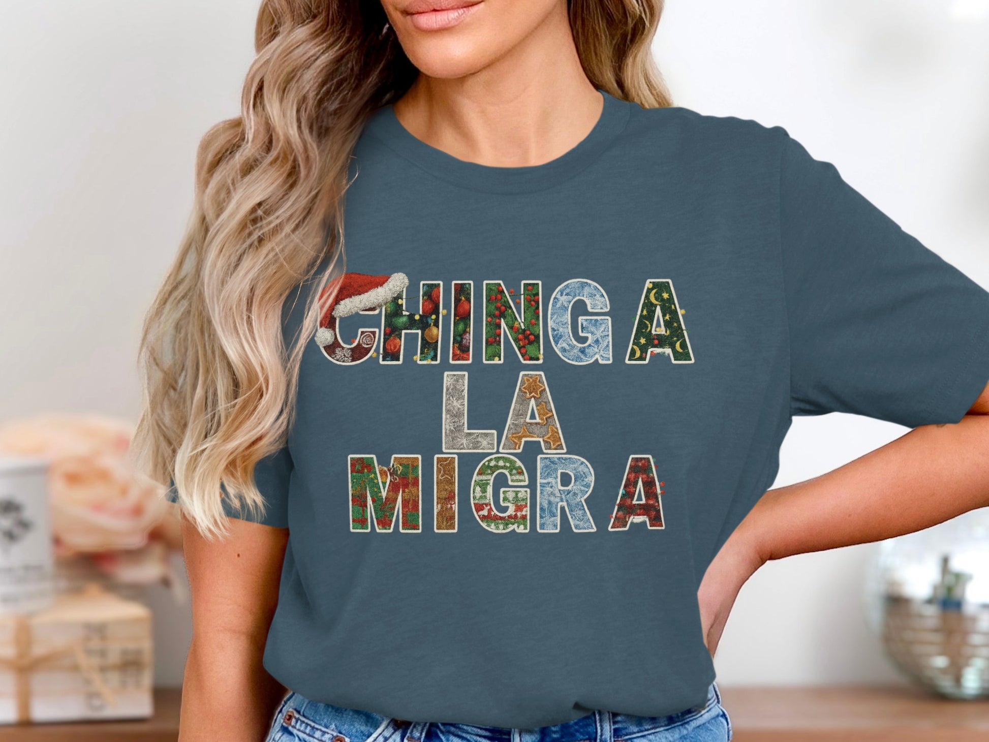 Chinga La Migra Graphic Tee Statement Shirt