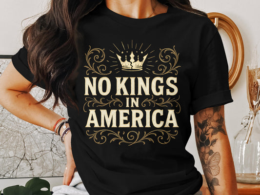 No Kings in America Graphic Tee Shirt product type