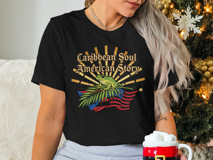Caribbean Soul American Story Graphic T-shirt