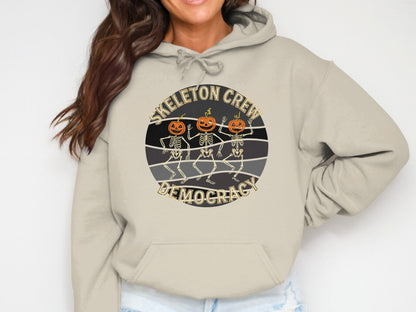Skeleton Crew Democracy Halloween Hoodie product