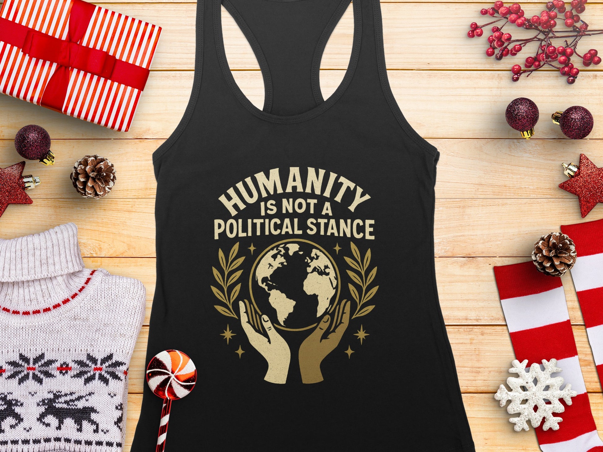 Humanity Is Not A Political Stance Tank Top