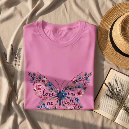 Love Has No Walls Butterfly Graphic Shirt product