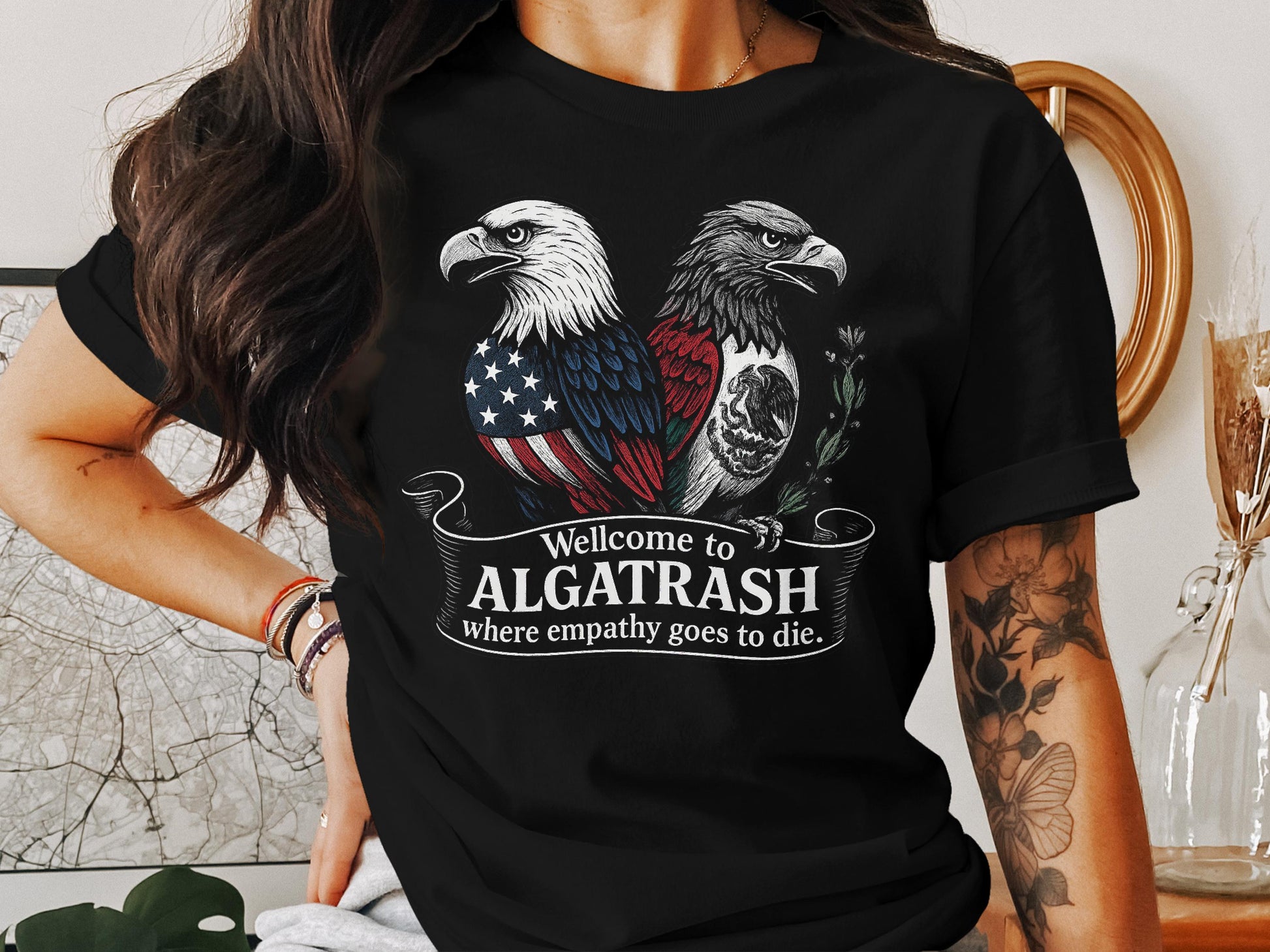 Welcome to Algatrash Graphic Tee Unique Product Type