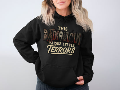This Dadilicious Raises Little Terrors Hoodie Product