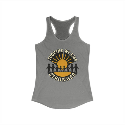Together We Rise Stronger Motivational Tank Top