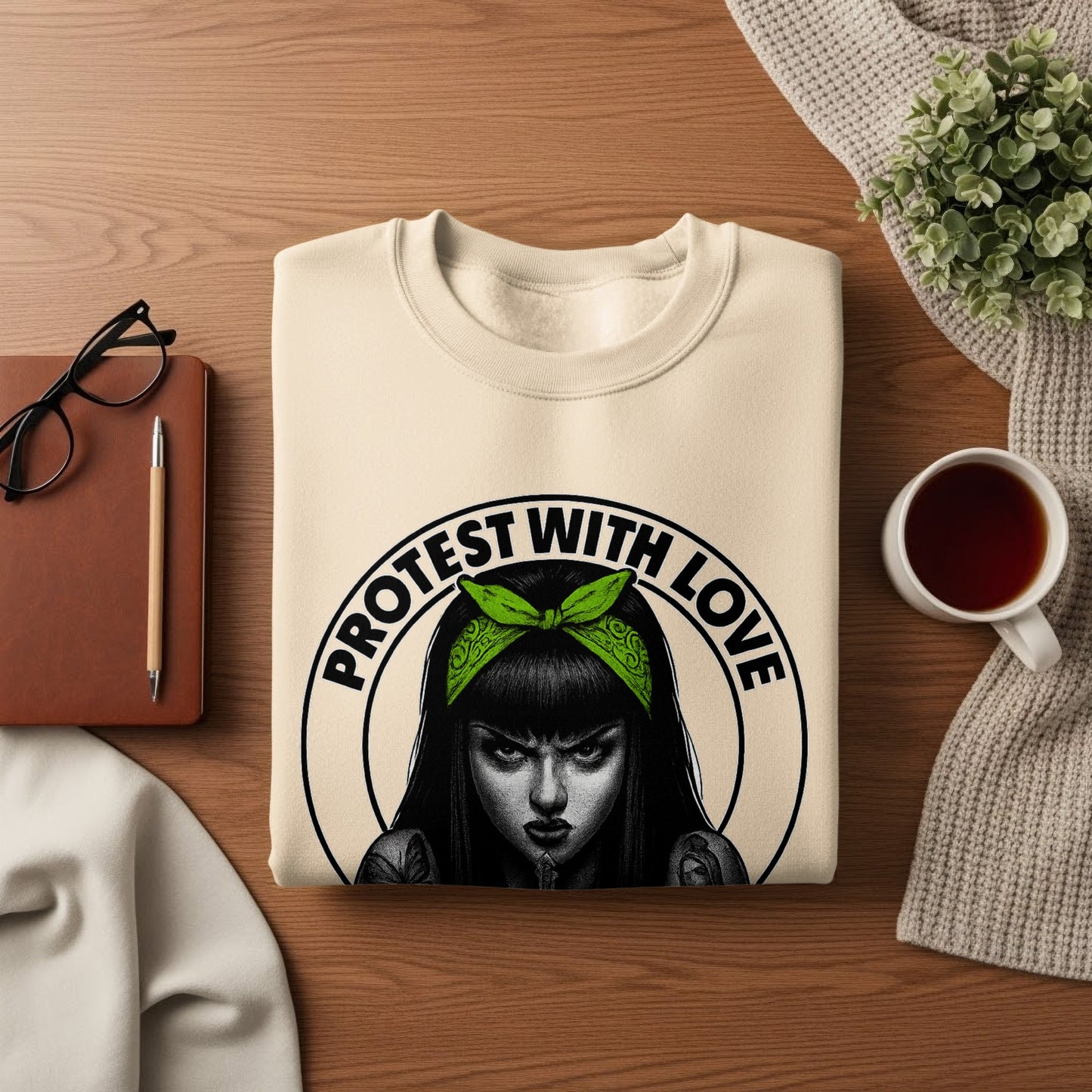 Protest With Love Graphic Sweatshirt Product