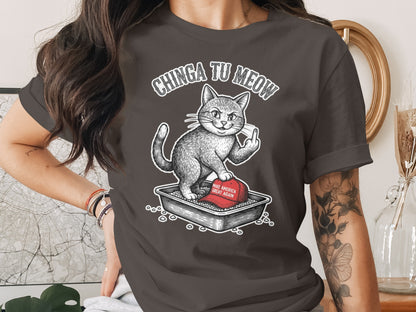 Chinga Tu Meow Cat Great Again Hat Litter Box Funny product type
