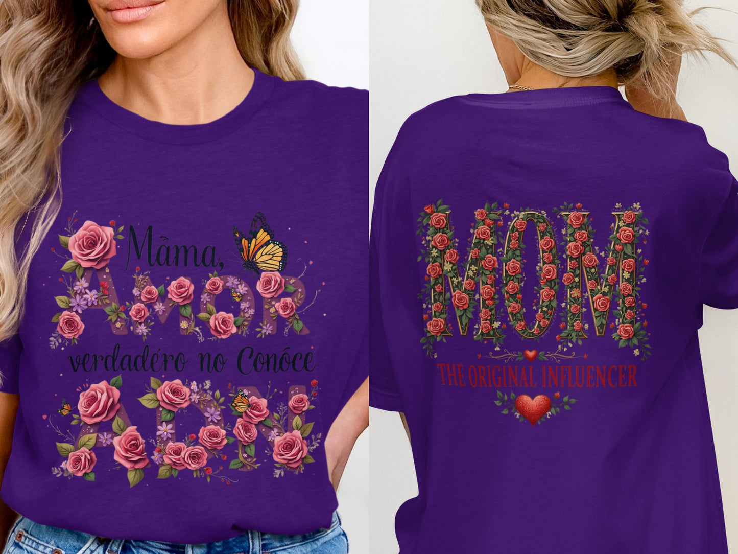 Mother's Day Floral Graphic Mom T-shirt product