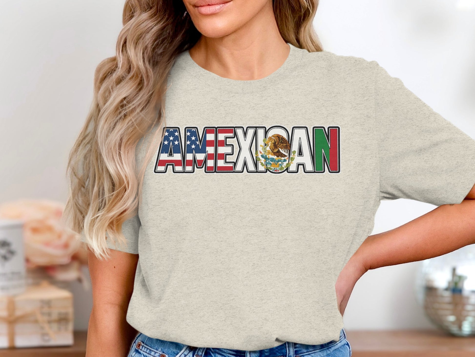 AMEXICAN Graphic T-Shirt Casual Style Shirt product