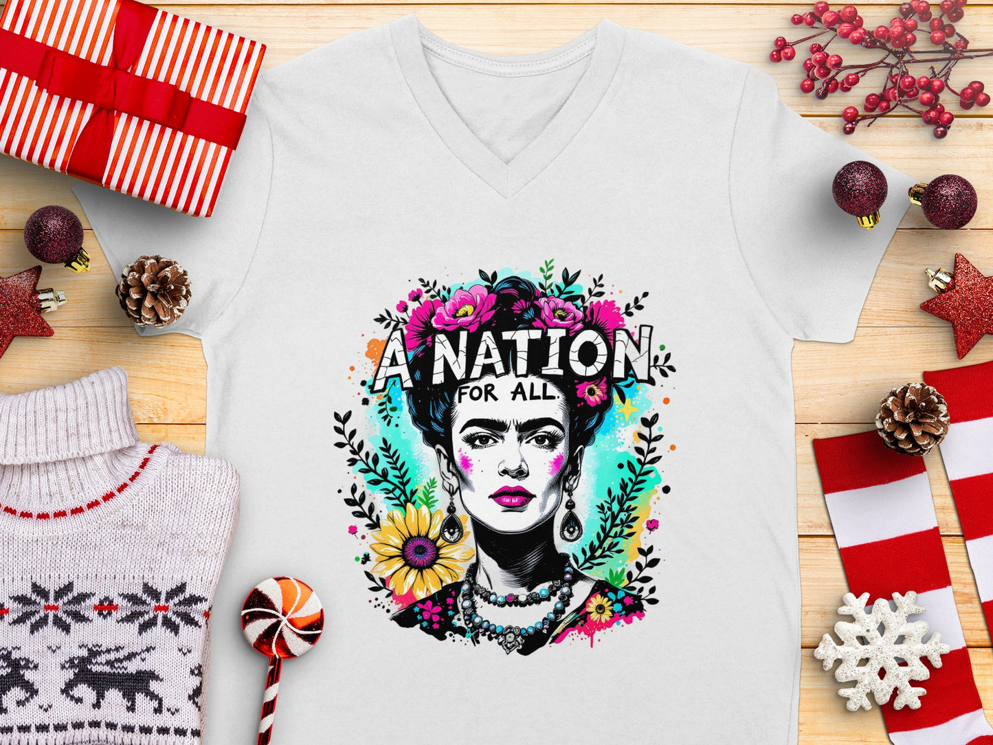 A Nation For All Empowering Artistic Fashion T-shirt