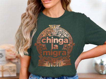 Statement Tee with Aztec-Inspired Design product type