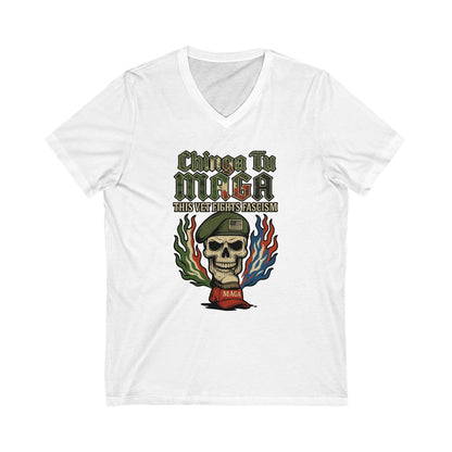 Chinga Tu MAGA This Vet Fights Fascism T-Shirt product