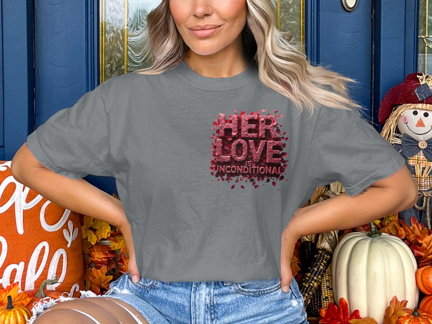 Her Love Is Unconditional Graphic Tee product type