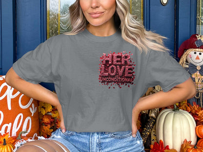 Her Love Is Unconditional Graphic Tee product type