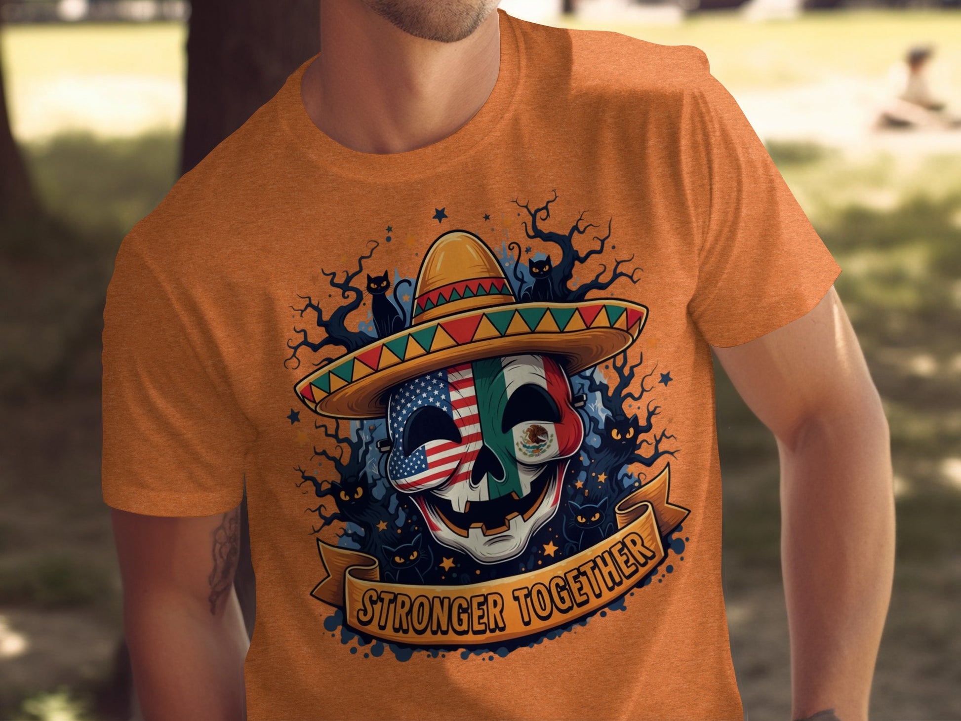 Stronger Together Colorful Graphic T-shirt Product