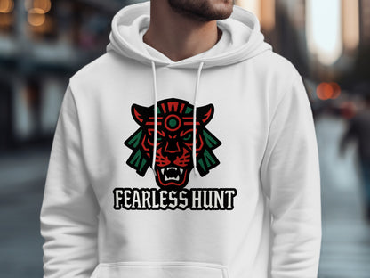 Fearless Hunt Striking White Hoodie Product