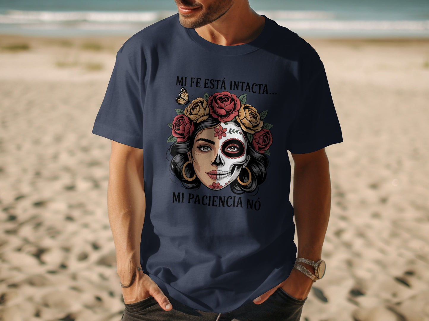 Day of the Dead Calavera Skull Face T-shirt product