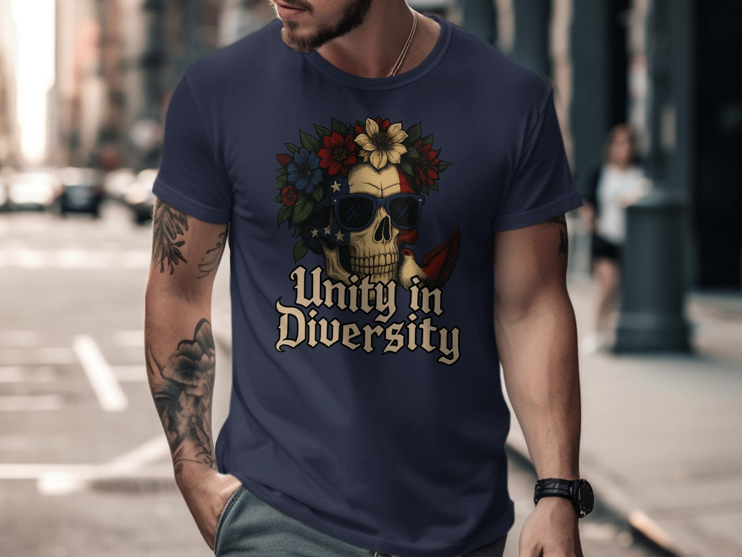 The Oath Binds To Truth Skull Design Motivational T-Shirts