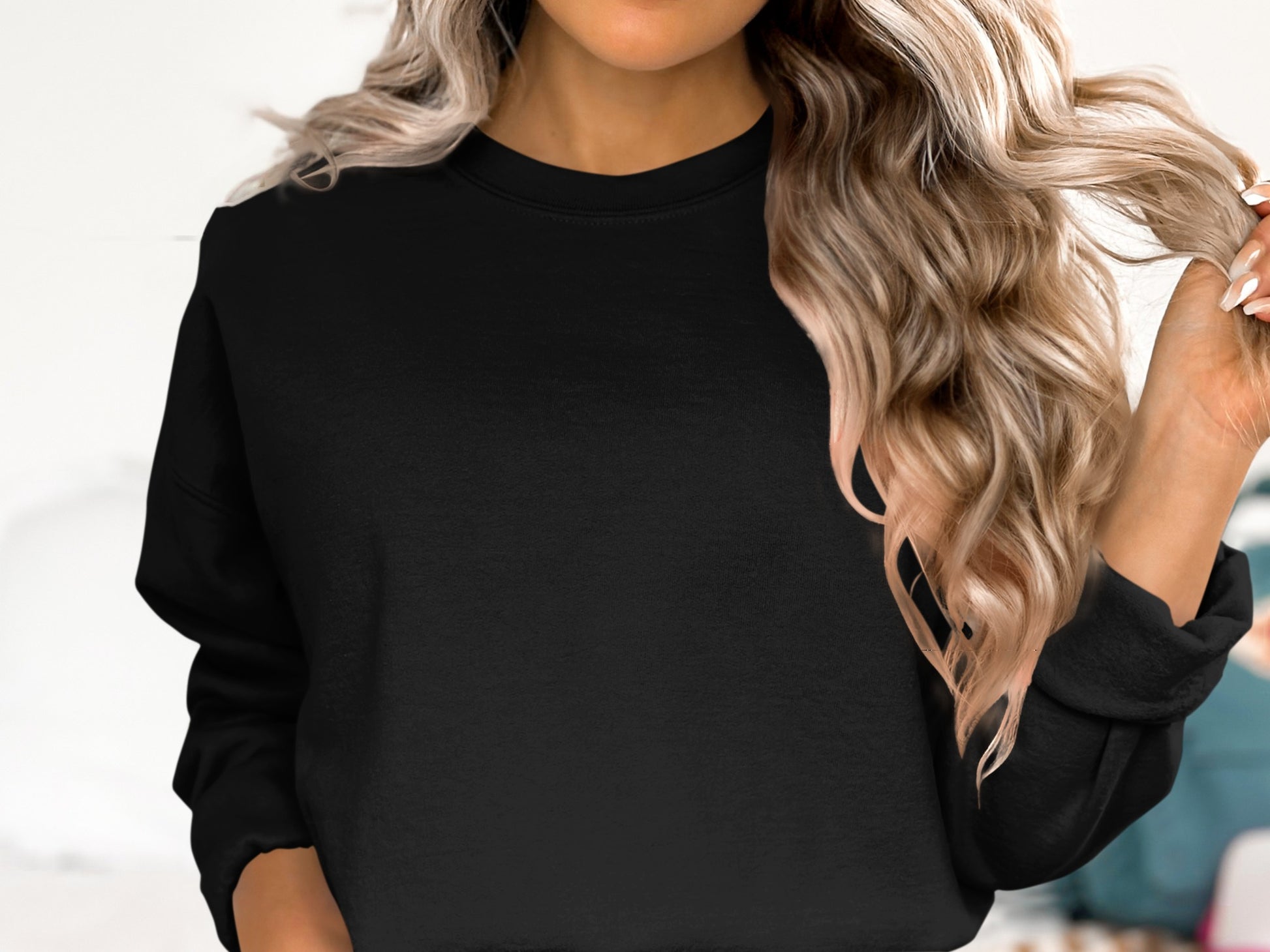 Classic Black Pullover Sweater for Cozy Everyday Wear product