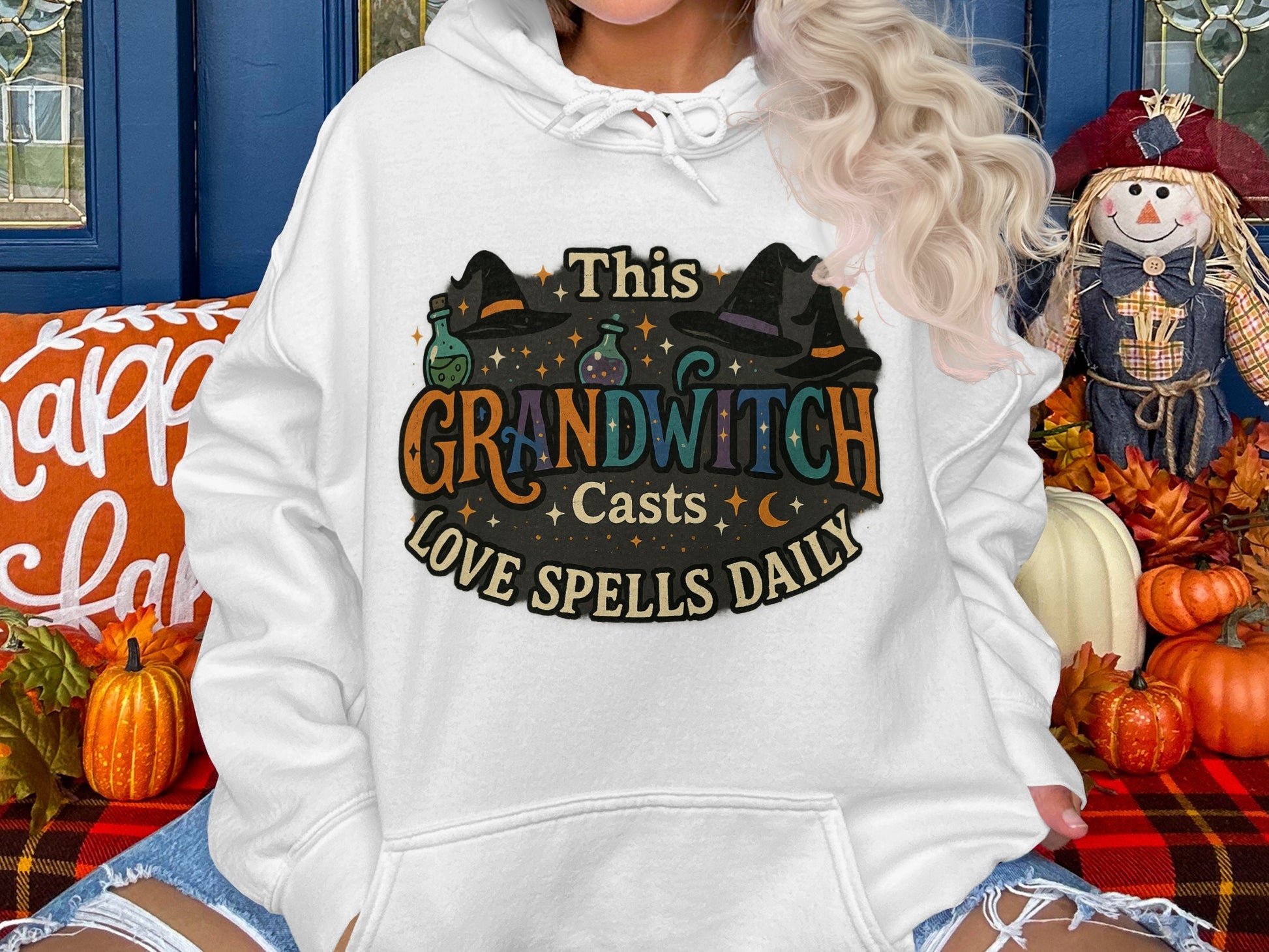 This Grandwitch Casts Love Spells Daily hoodie product