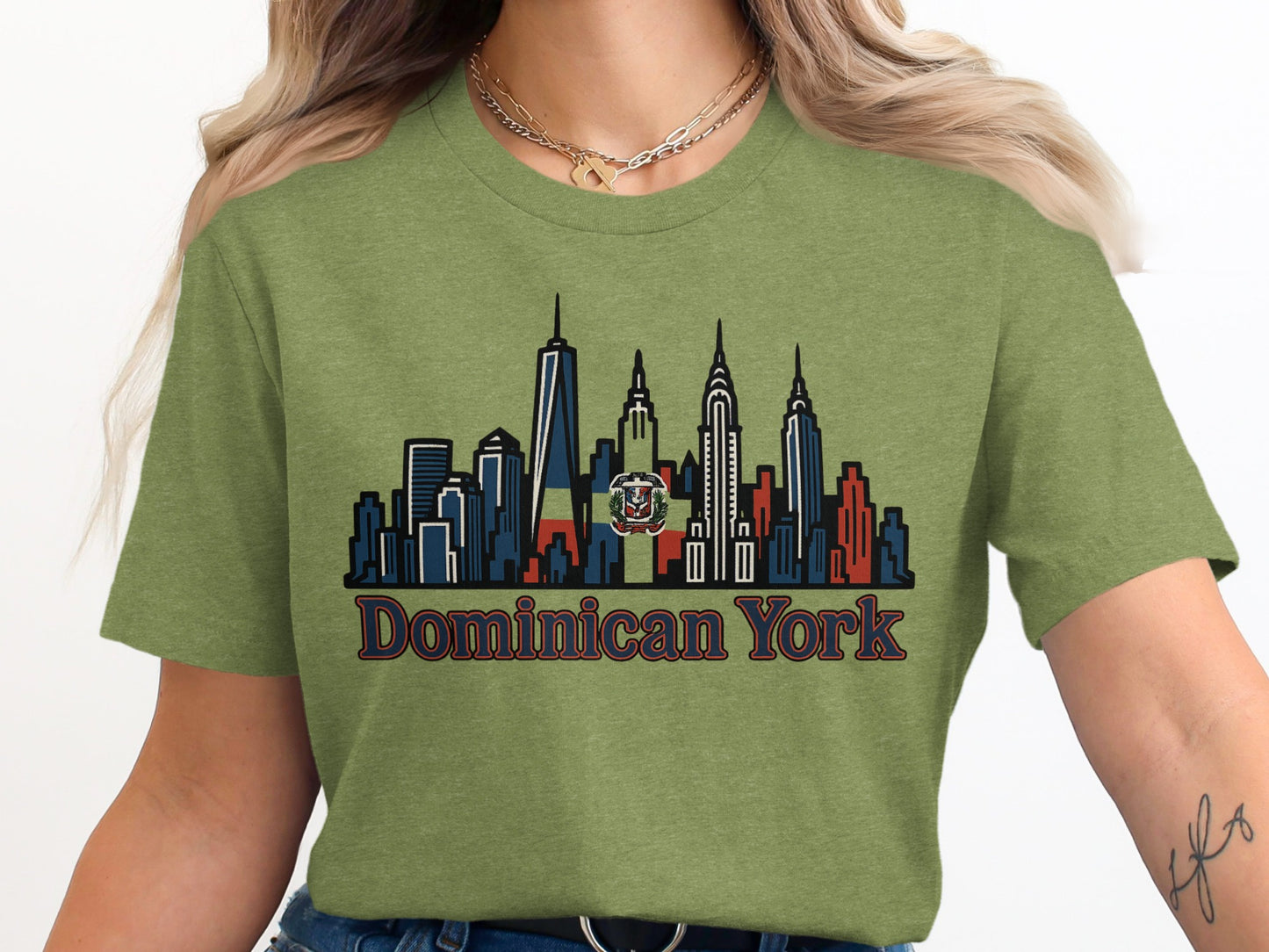 Dominican York Skyline Graphic T-Shirt product