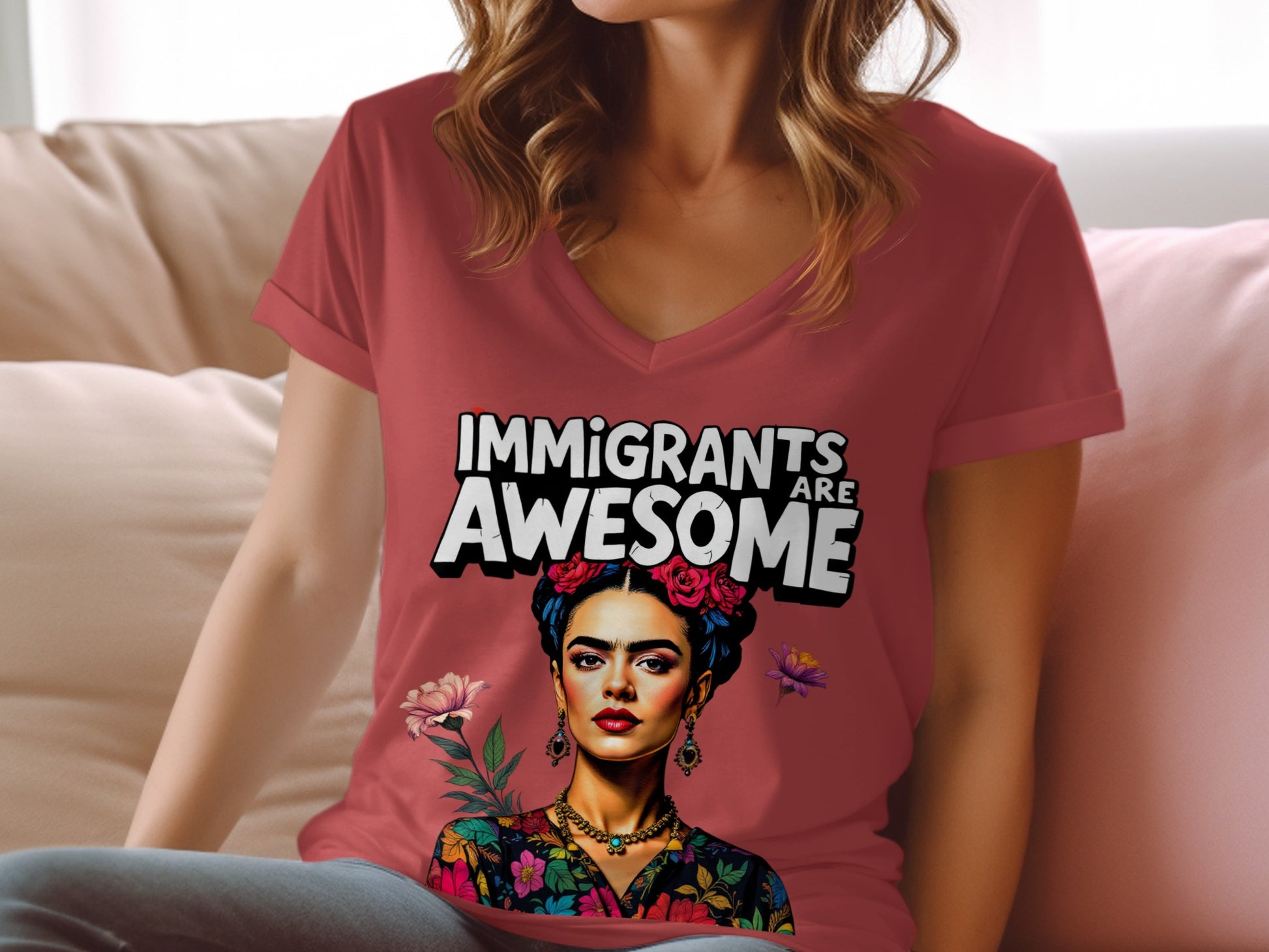Immigrants Are Awesome Stylish Graphic Tee