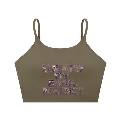 Spaghetti Strap Yoga Sports Bra
