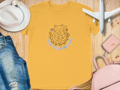 Every Family Matters Cat Themed T-Shirt