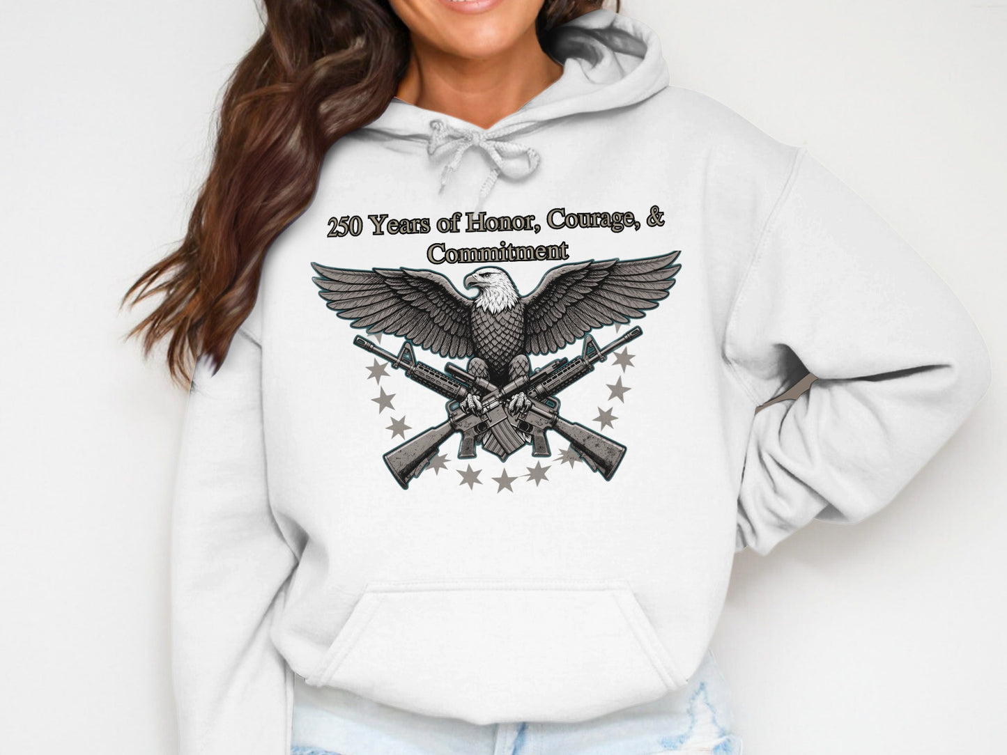 250 Years of Honor Courage and Commitment Hoodie