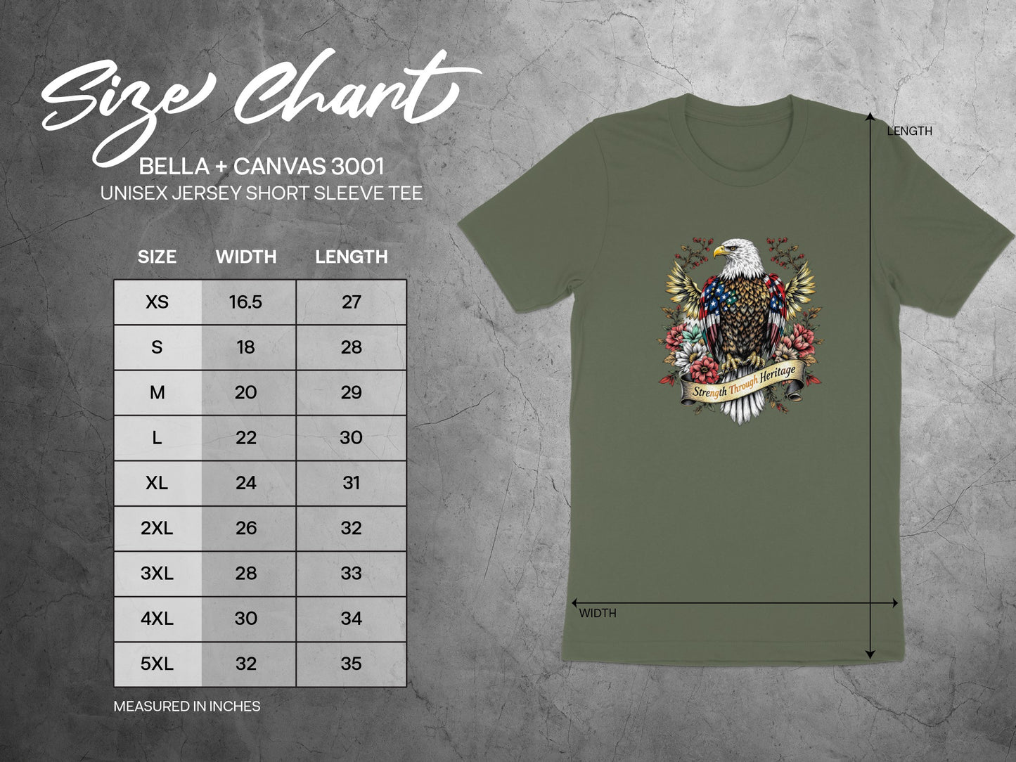 Eagle and Flowers Graphic Tee Shirt for Unisex Fashion
