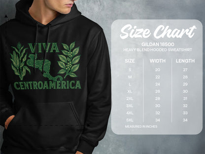 Viva Centroamerica Heavy Blend Hooded Sweatshirt product type