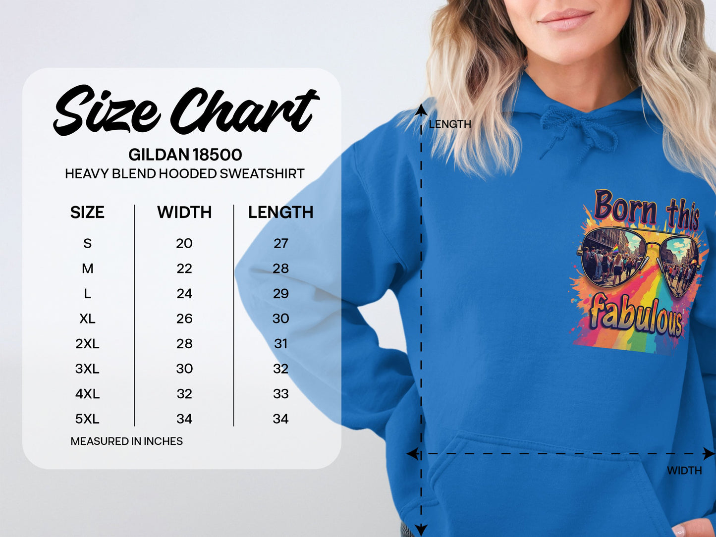 Born This Fabulous Hoodie Sweatshirt product type