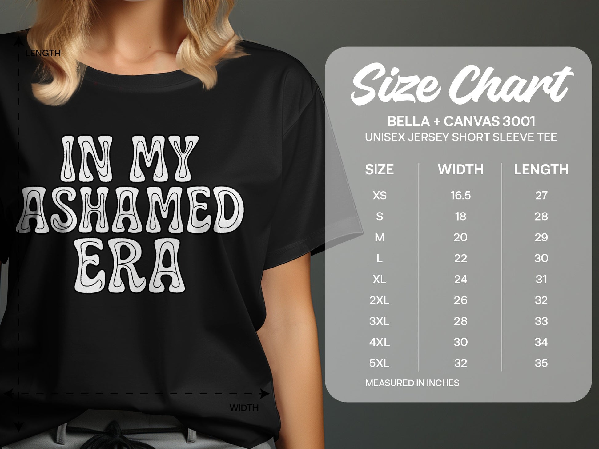 In My Ashamed Era Unisex Jersey Short Sleeve Tee product