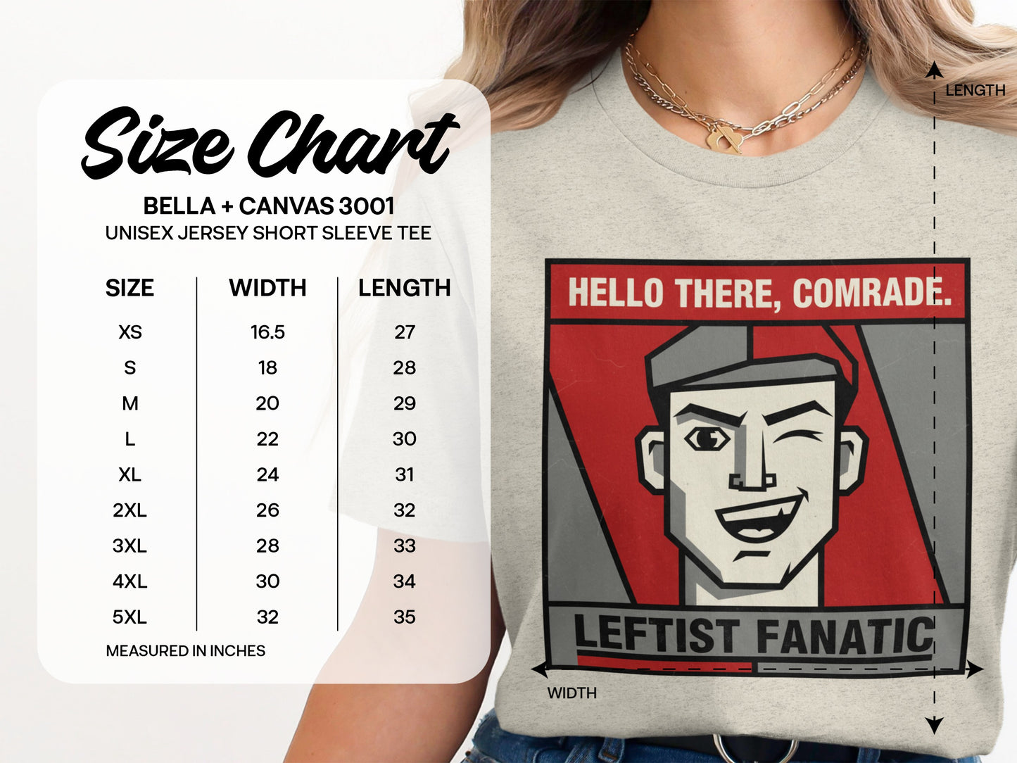 Hello There Comrade Leftist Fanatic Graphic Tee