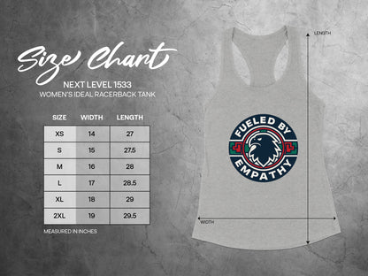 Fueled By Empathy Women's Ideal Racerback Tank