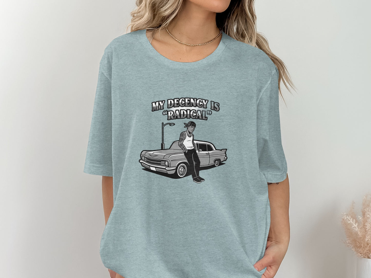 My Decency Is Radical Funny Graphic T-shirt