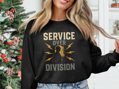 Service Over Division Graphic Long Sleeve Shirt product