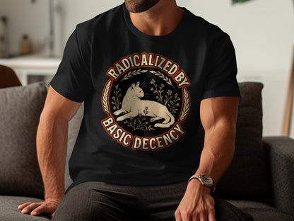 Radicalized by Basic Decency Graphic T-Shirt product