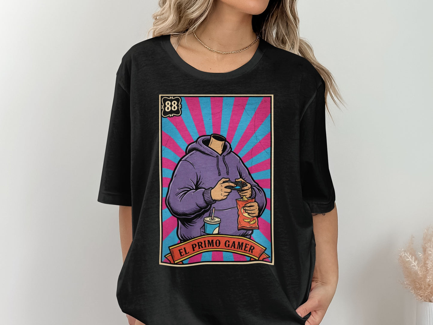 El Primo Gamer Stylish Graphic Tee Unique Shirt Product