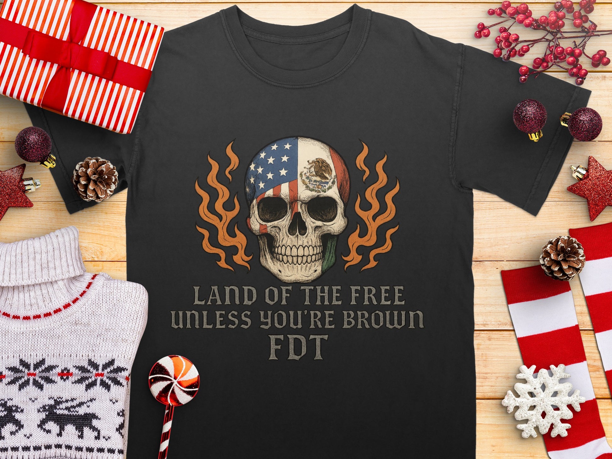 Land Of The Free Unless You're Brown FDT Shirt