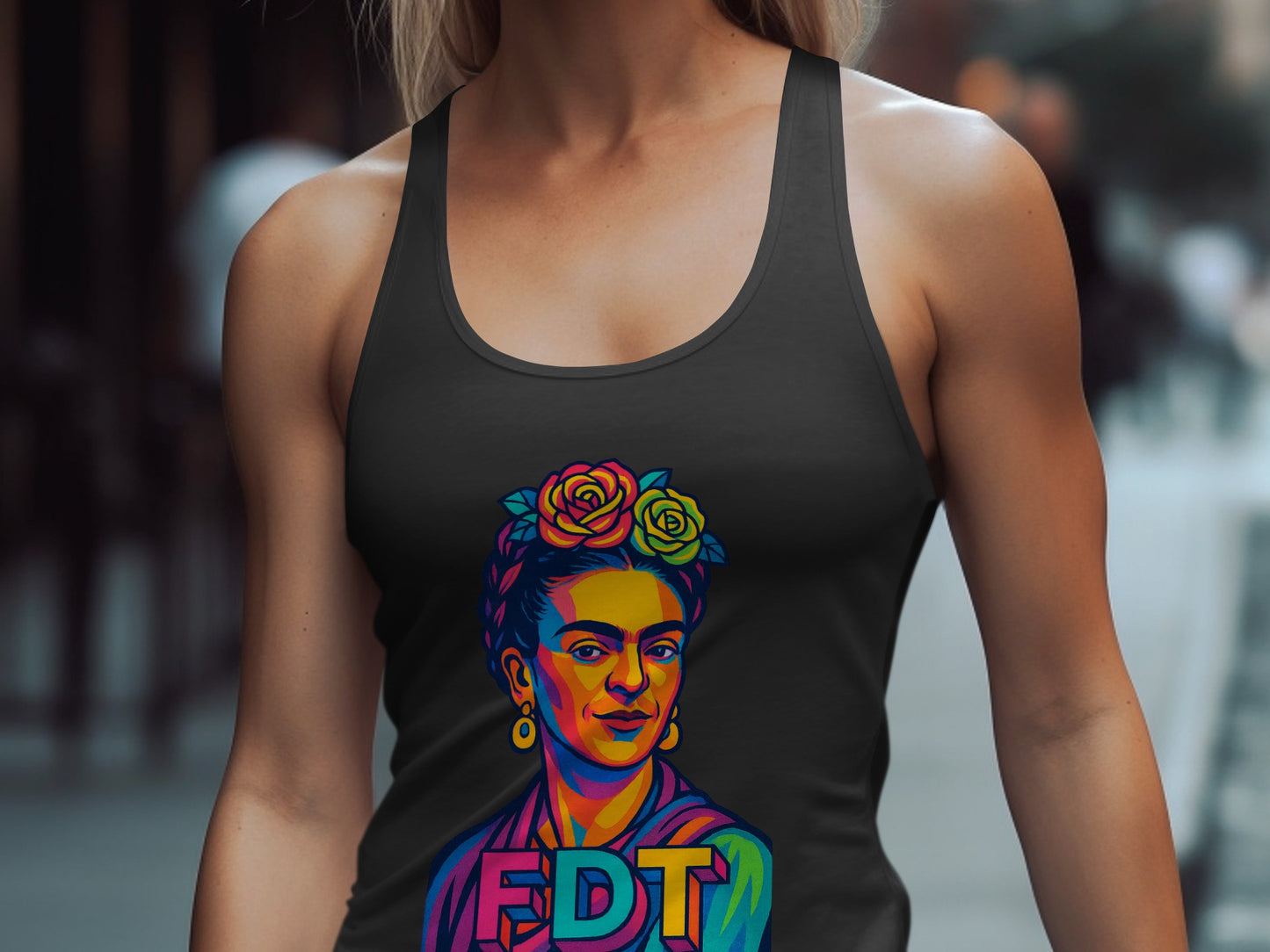Colorful Artistic Graphic Tank Top product type