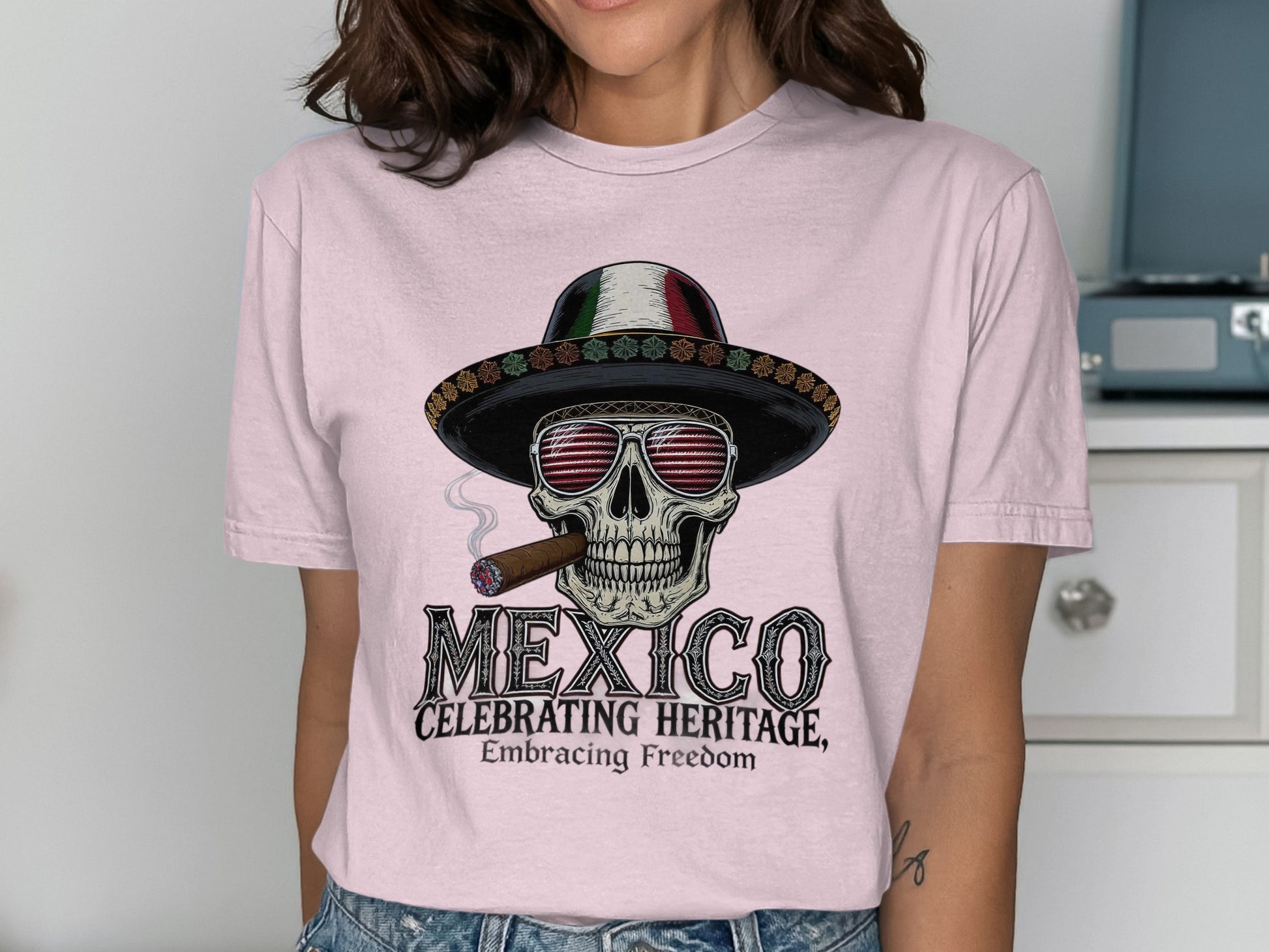 Mexico Celebrating Heritage Embracing Freedom t-shirt