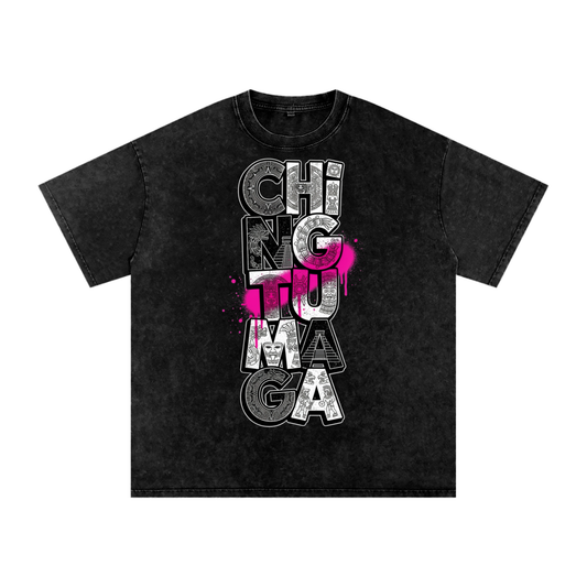 IMAG Snow Washed Oversized Cotton T-Shirt