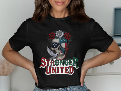 Stronger United Skull Graphic Women T-shirt product type