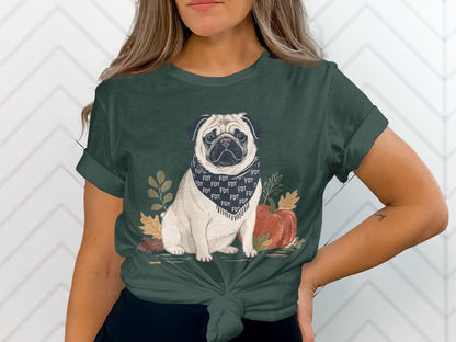 Cute Pug Graphic Tee for Dog Lovers Shirt