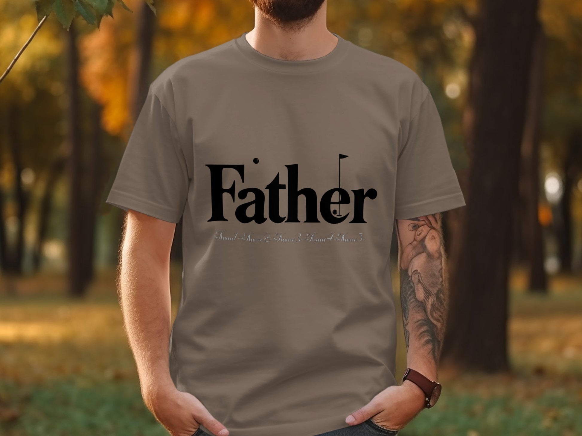 Father Themed T-shirt for Honoring Dads product type