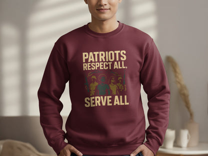 Patriots Respect All Serve All Sweatshirt Product
