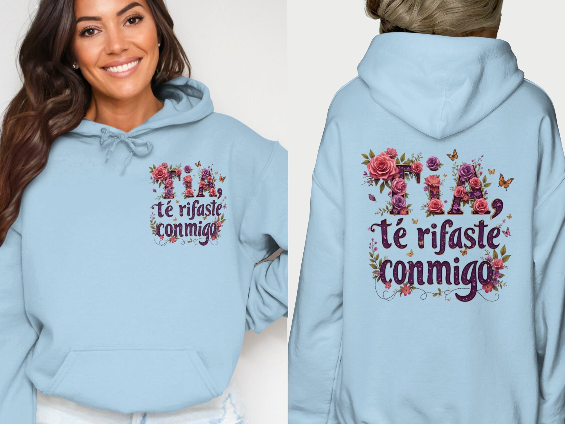 Tia Te Rifaste Conmigo Floral Graphics Hoodie product