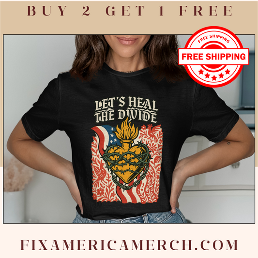 Let's Heal The Divide Graphic Shirt product